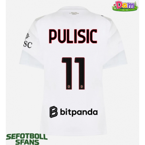 AC Milan Christian Pulisic #11 Bortatröja Kvinnor 2026-27 Kortärmad
